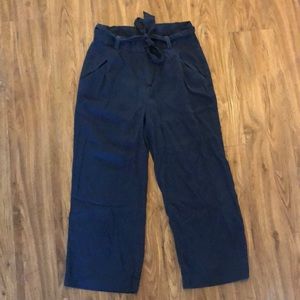 Banana Republic high waist crop wide leg pant